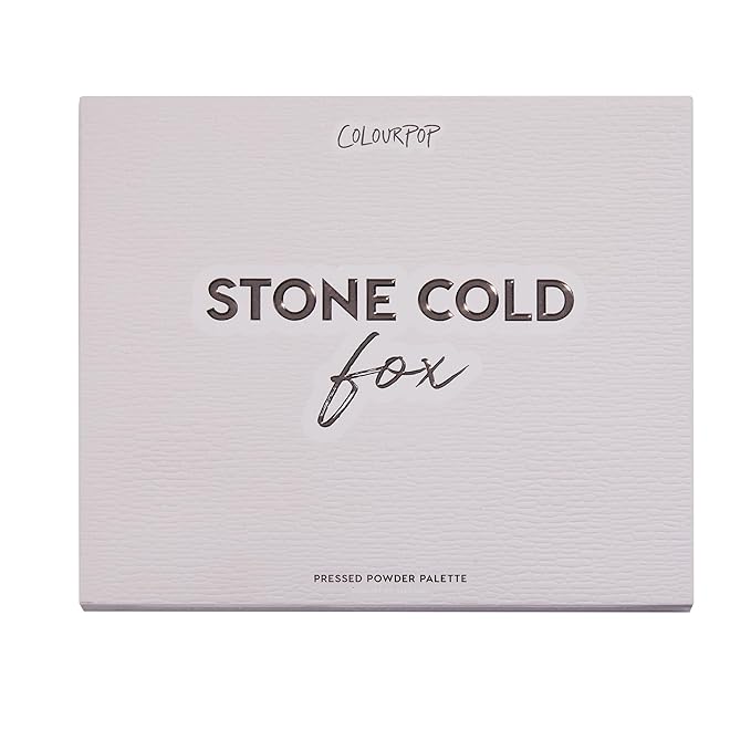 ColourPop Stone Cold Fox Eyeshadow Palette - 30 Pan Cool Tone Eye Makeup Palette with Matte & Metallic Finishes - High-Pigment Eye Makeup with a Long-Wearing Formula (1.16 oz)