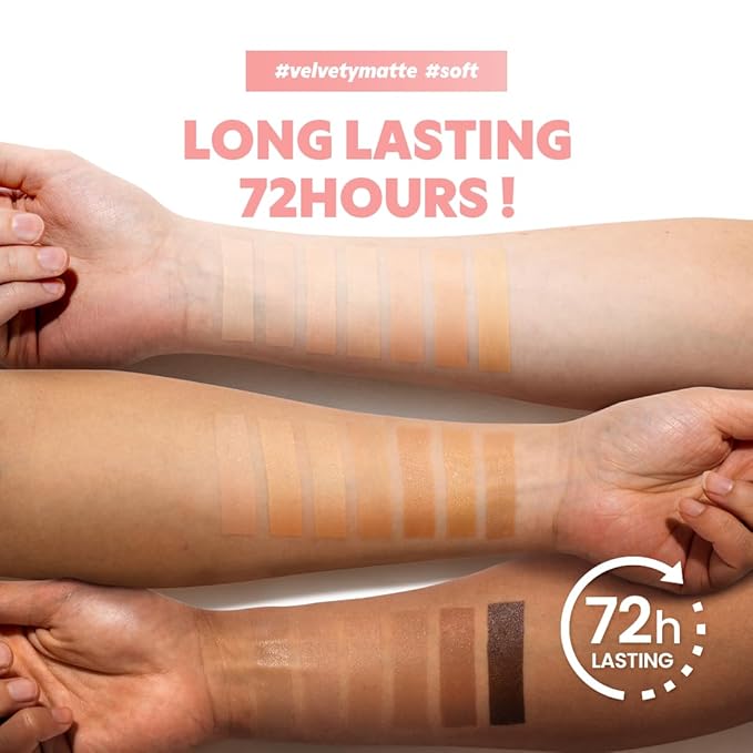 [*Mini Size*] TIRTIR All Cover Pink Cushion | Korean Cushion Foundation, (#15C Fair Porcelain, 0.15 Fl Oz)