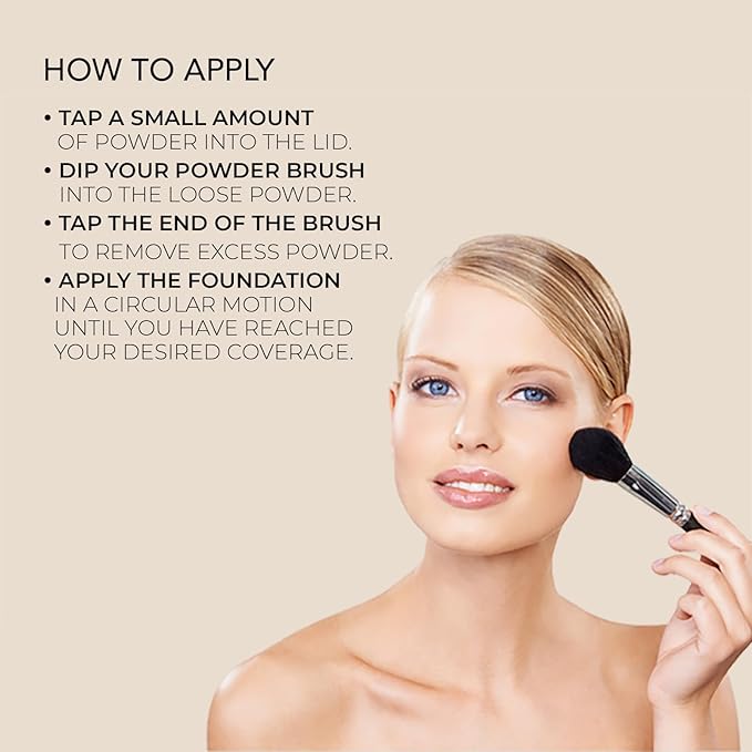 Bellapierre Mineral Foundation SPF 15 – Loose Powder Foundation, Full Coverage Mineral Makeup with Matte Finish – Vegan, Cruelty Free, Hypoallergenic, Oil & Talc Free – 0.32 oz - Porcelain