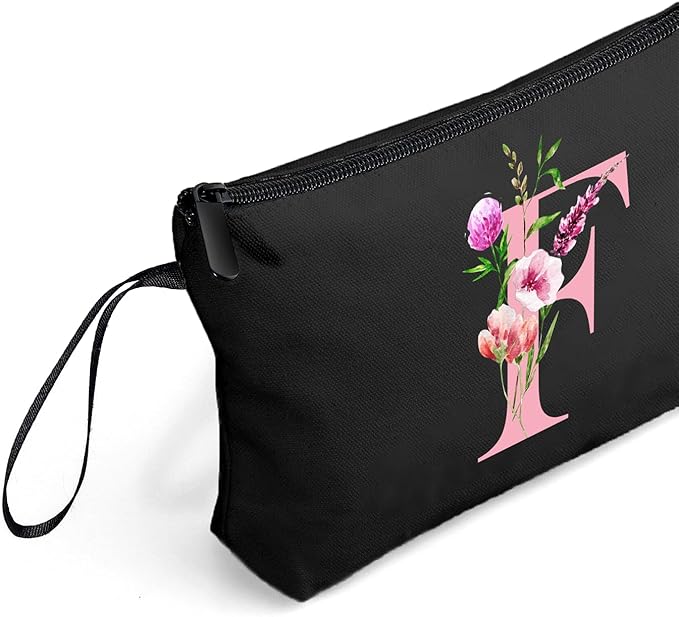 Birthday Friendship Womens Bridesmaid Proposal Coolest Gifts for Sister Teacher Coworkers Bride Personalized Travel Makeup Cosmetic Bag with Mirror Valentines Mothers Day Christmas Graduation F