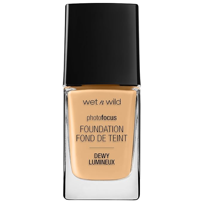 wet n wild Photo Focus Dewy Liquid Foundation Makeup, Buff Bisque