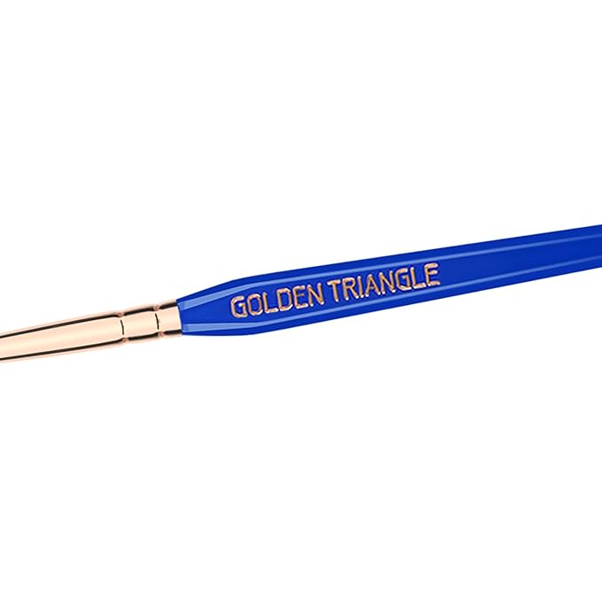 Bdellium Tools Professional Makeup Brush - Golden Triangle 710 Eye Liner - With All Vegan and Soft Synthetic Fibers, For Lining the Eyes (Blue, 1pc)
