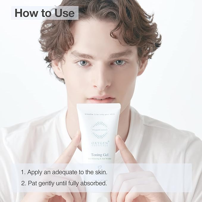 Toning Gel – Premium Hydrating Gel Toner with Centella & Licorice Root Extracts, Adenosine Anti-Wrinkle, Soothing Care for Dry & Sensitive Post-Treatment Skin. 1.69 fl.oz (50ml)