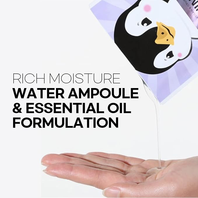 Epielle Animal Character Sheet Masks 12 Pack, Hydrating & Moisturizing Korean Face Mask Skincare Set, Spa Day, Birthday Party, Self Care Gifts for Women