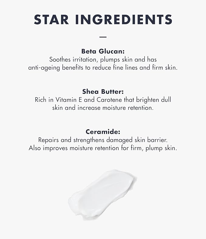 DearKlairs Rich Moist Soothing Cream 20ml, Repair Skin Barrier, Sensitive Skin, Hypoallergenic, Centella Asiatica, Ceremide, Moisturizer, Hydration, Protective layer Beta Glucan, Non-sticky, K-beauty