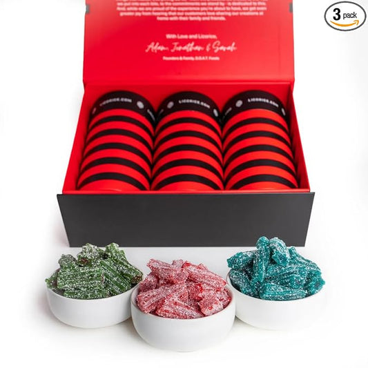 Licorice.com Licorice Gift Box, Gourmet Gift Snack (Blue Licorice)