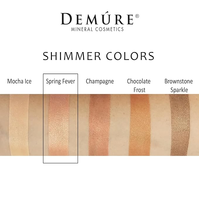 Demure Mineral Make Up (Spring Fever) Eye Shadow, Shimmer Eyeshadow, Loose Powder, Glitter Eyeshadow, Eye Makeup, Natural Makeup, Natural Eyeshadow, Professional Makeup