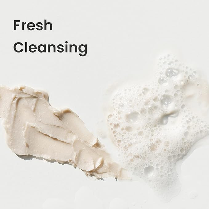 HEIMISH All Clean White Clay Foam - Deep Cleansing, Pore Minimizing, Blackhead Remover, Hydrating, Daily Face Wash with White Clay, Coconut Oil, for Double Cleansing, Korean Skincare, 5.3oz/150g