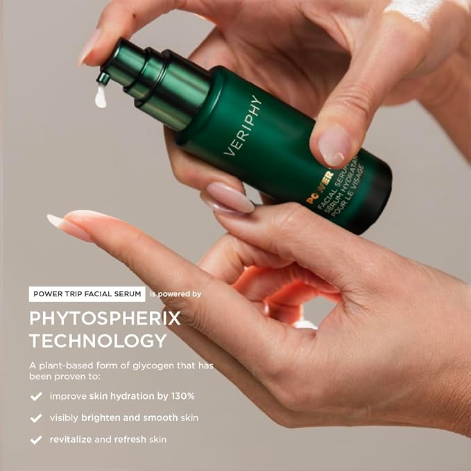 Veriphy Exfoliating AHA Facial Serum | Hydrating & Brightening Solution for Dark Spots, Fine Lines, and Wrinkles | Anti-Aging Hyaluronic Acid Serum for Face | Night Face Serum