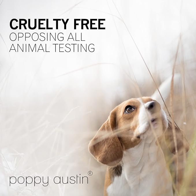 Poppy Austin Organic Mascara, Natural, Vegan, Paraben-Free, Cruelty-Free - Hypoallergenic Mascara Lengthening & Volumizing with Argan Oil - 0.31 Fl Oz (Black)