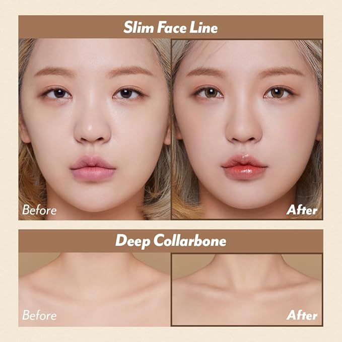 I'm Meme Palette - Afternoon Tea Contour | Frozen Choco, Bronzer Palette for Face & Cheeks, Matte Powder Bronzer, Natural Makeup, Buildable Coverage, Light to Medium, For Cool Tone Skin, 0.4oz