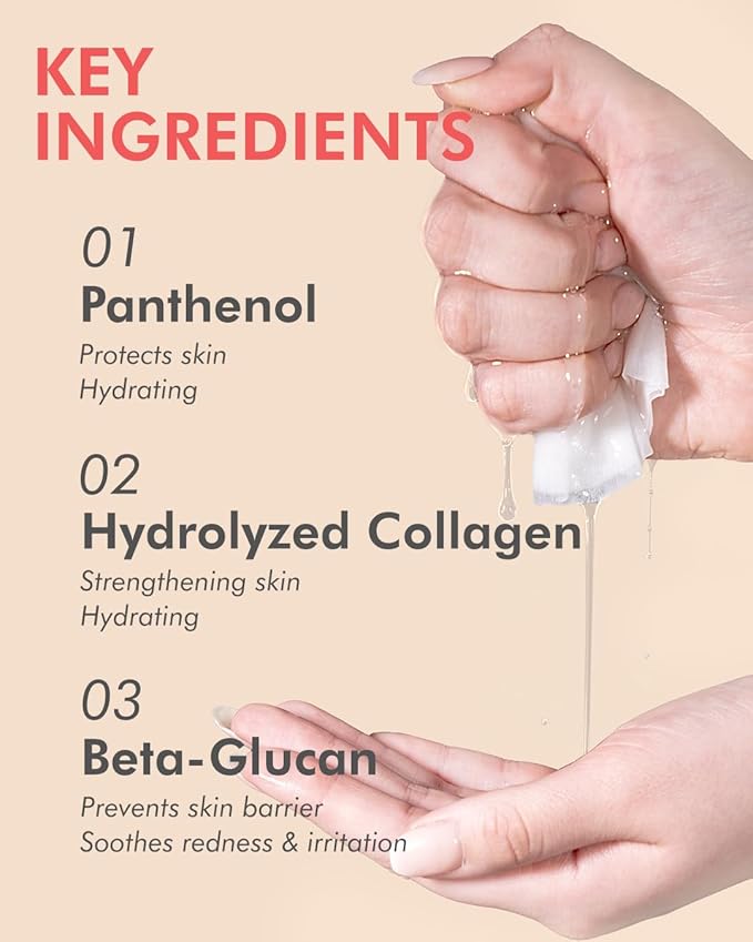 DERMAL Strawberry Collagen Essence Facial Mask Sheet 23g Pack of 10 - Pore Tightening & Sebum Control for Oily Skin, Hydrating Daily Skin Treatment Solution Sheet Mask