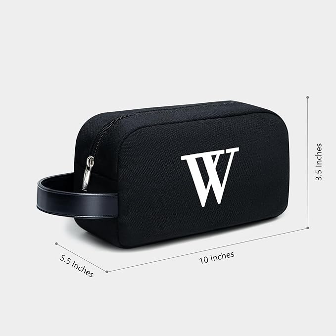 TOPDesign Personalized Initial Canvas Tote Bag, for Wedding, Birthday, Beach, Perfect Gifts for Women, Mom, Teachers, Friends