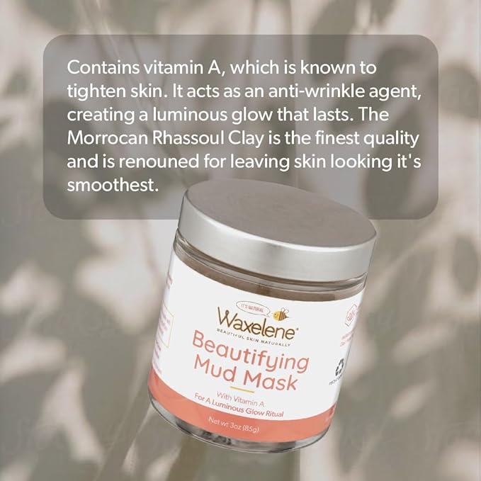 Waxelene Beautifying Mud Mask, With Vitamin A