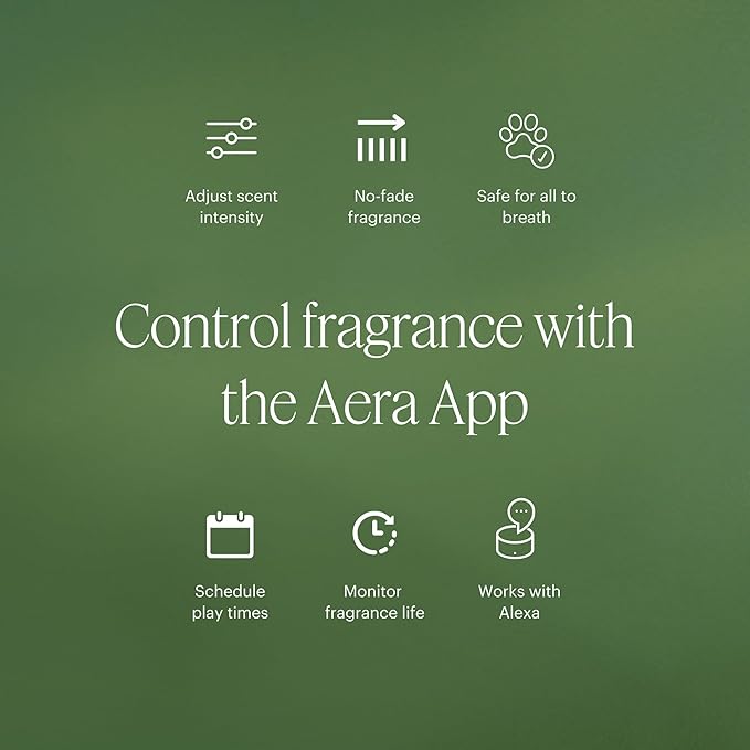 Aera Pumpkin Spice Home Fragrance Scent Refill - Notes of Pumpkin, Clove and Vanilla - Works with The Aera Diffuser - Limited Edition