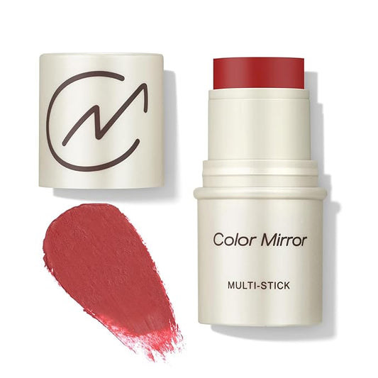 Multi-Use Makeup Stick - Blush, Lipstick, Eyeshadow & Highlighter For All Skin, Buildable Color, Long-Lasting, Lightweight, Natural Soft Finish(20 Strawberry Matte), 0.158 oz