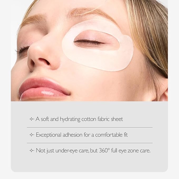 Genabelle PDRN 360° Rejuvenating Eye Mask – Full Eye Area Care for Hydration, Firming & Elasticity with PDRN & Peptides – Targets Dark Circles, Puffiness & Fine Lines – 3.38 fl oz.