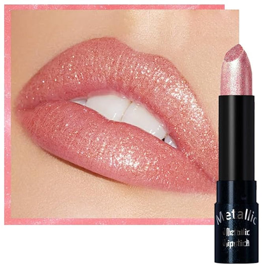 Kaely Glitter Color Changing Lipstick, Shimmer Metallic Lipsticks for Women, High Pigmented Lip Gloss Long Lasting Waterproof Smudge Proof 24 Hour, Halloween Makeup, Vegan & Cruelty-Free, 02