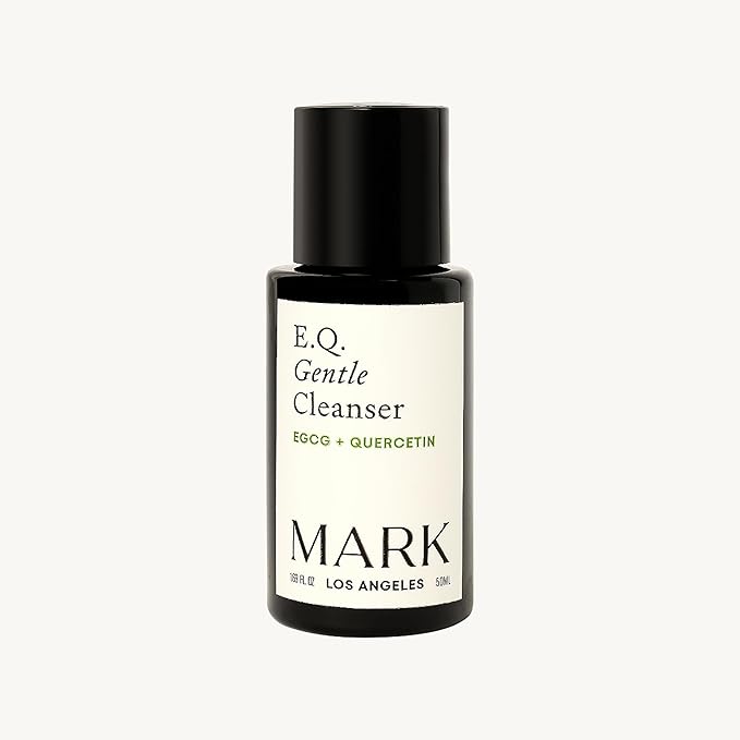 EQ Gentle Cleanser - EGCG + Quercetin - Gentle Face Wash - Cleanse & Purify Skin - For Redness & Blemishes - With Squalene Oil - Lightweight Plant-Based Formula - 1.69 fl oz
