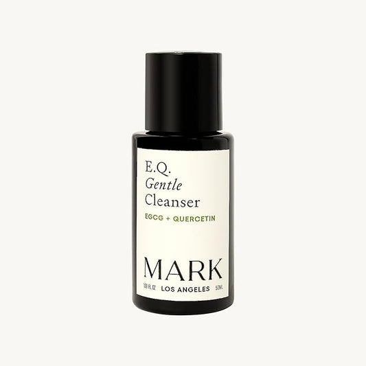 EQ Gentle Cleanser - EGCG + Quercetin - Gentle Face Wash - Cleanse & Purify Skin - For Redness & Blemishes - With Squalene Oil - Lightweight Plant-Based Formula - 1.69 fl oz