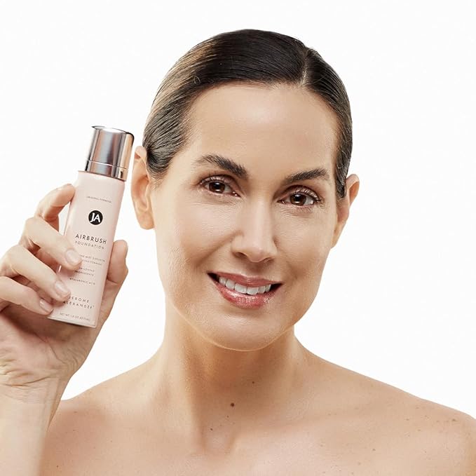 Jerome Alexander MagicMinerals AirBrush Foundation, Spray Makeup with Skincare Active Ingredients, Ultra-Light, Buildable, Full Coverage Formula (Fair)