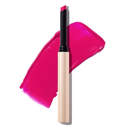 MAKE Beauty Cream Supreme Long-Lasting Lipstick. High Impact Hydrating Lip Color with Emollient Moisturizing Formula. Creamy Semi-Glossy Lipstick - Shade, Fever Pitch