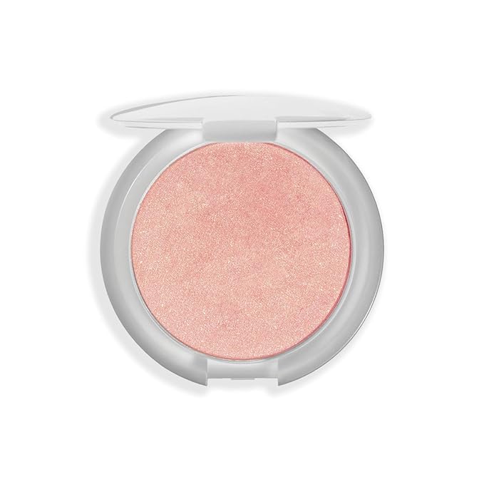 OFIR Pivot Powder | Multi-Use Glow Hydrating Highlight Blush Face Powder | Vegan Formula, Lightweight Buildable Texture | Crease-Free Compact Blush Highlighter | Radiant Rose - Rosy Pink | 0.24 OZ