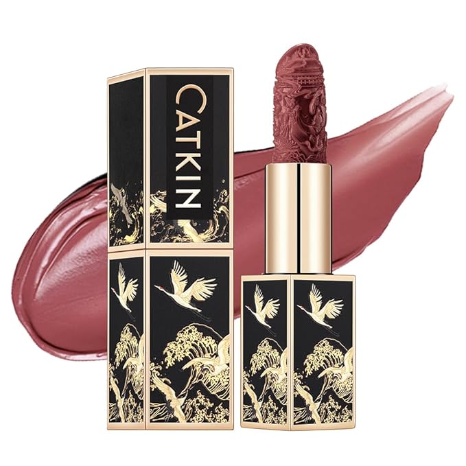 Catkin Moist Lipstick Hydrating High Impact Color Infused with Vitamin E and Avocado Oil Smooth Soft Texture Long Lasting Glow Finish 172