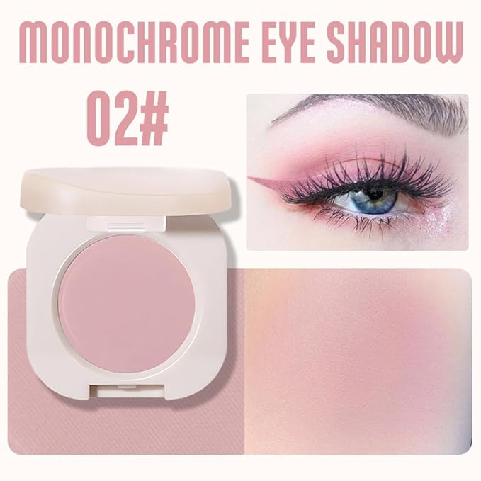 Matte Eyeshadow Palette Makeup for Older Women, Matte Nude Pink eyeshadow For Green Blue Eyes, Holographic Multichrome Cream Iridescent Single Monochrome Eye Shadow Makeup