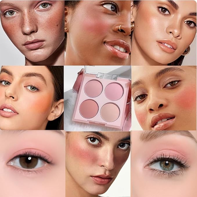 Nude Pink Eyeshadow Eye Shadow Palette Makeup,blush Naturing-Looking, Long Lasting, Neutral Nudes EyeShadow Pigmented Waterproof, sombras para ojos, Girls Monochrome Eyeshadows Gift 03#