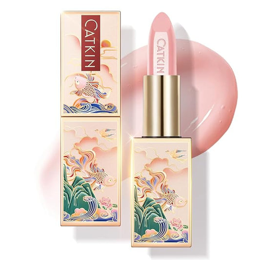 CATKIN Tinted Lip Balm Sheer Lip Stain Ultra Hydrating Lip Moistrurizer Lip Care with Vitamin E Nourishing For Cracked & Dry Lips 0.12 oz C16 CINNAMON - Light Pink