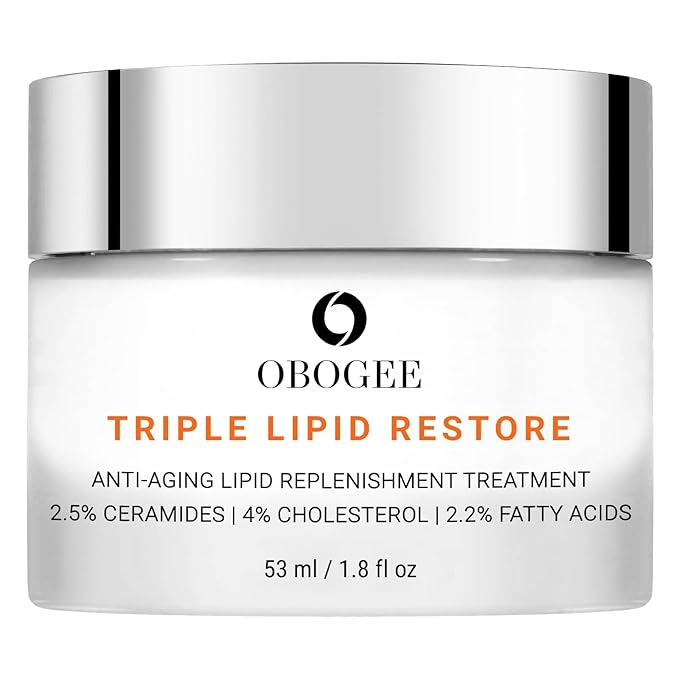 Triple Lipid-Peptide Cream: Enriched with Lipids, Ceramides, Peptides, Hyaluronic Acid, and Fatty Acid for Firming, Anti-Aging and Plumping Face Moisturizer (53 ml /1.8 fl oz)