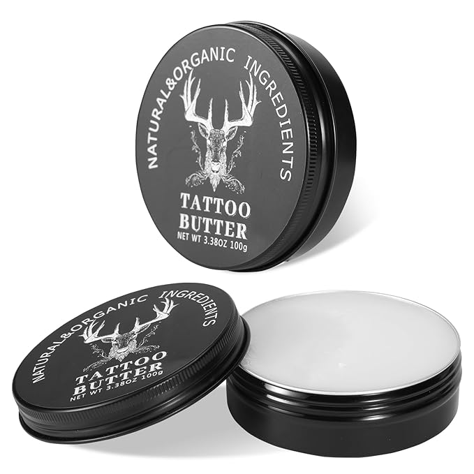 Tattoo Balm & Aftercare Cream- Color Enhancement that Revives Old Tattoos, Hydrates New Tattoos, Made With Clean Ingredients + Petroleum Free, Daily Tattoo Lotion Moisturizer & Brightener