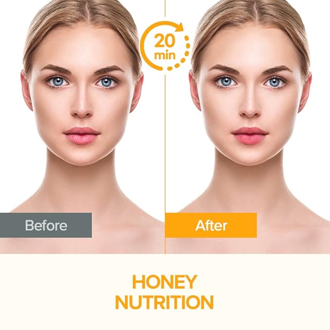 JMsolution Honey Royal Propolis Ampoule Korean Skin care Face Mask -Rich Moisturizing boositng Nutrition -10sheets For All Skin Type