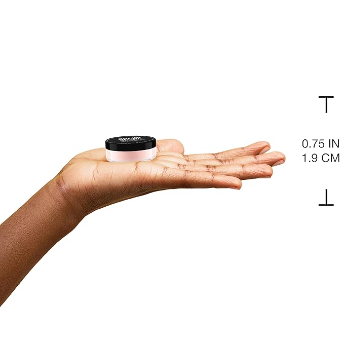 Sacha BUTTERCUP Rosé Mini Setting Powder. No Ashy Flashback. Blurs Fine Lines and Pores. Loose, Translucent Face Powder to Set Makeup Foundation or Concealer. For All Skin Tones, 0.35 oz.