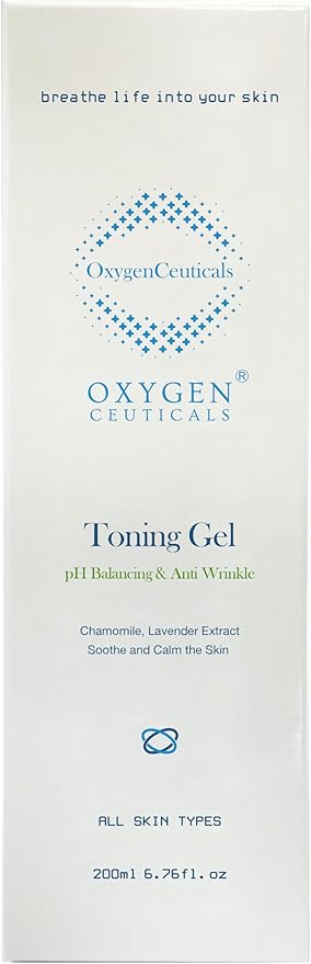 Toning Gel – Premium Hydrating Gel Toner with Centella & Licorice Root Extracts, Adenosine Anti-Wrinkle, Soothing Care for Dry & Sensitive Post-Treatment Skin. 6.67 fl.oz (200ml)