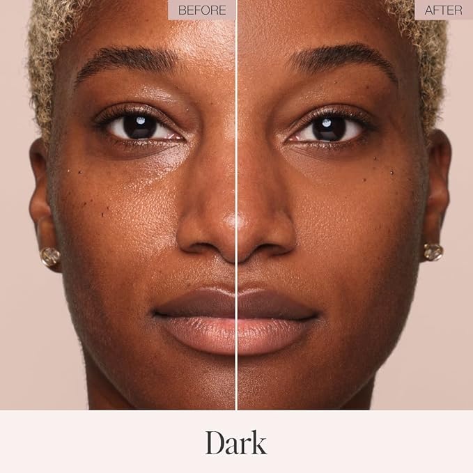 Jouer Soft Focus Hydrate & Setting Powder - Pressed Powder with Matte Finish - Blurring Powder for Fine Lines and Pores - Set Face Makeup Foundation or Concealer - Dark