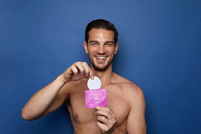 Deodorant Wipes, Dermatologist Developed & Patented, Anti-Odorant Body Wipes, Natural Formula, Travel Friendly Deodorant, Perfect for Travel Women/Men, Individually Wrapped, 30PK