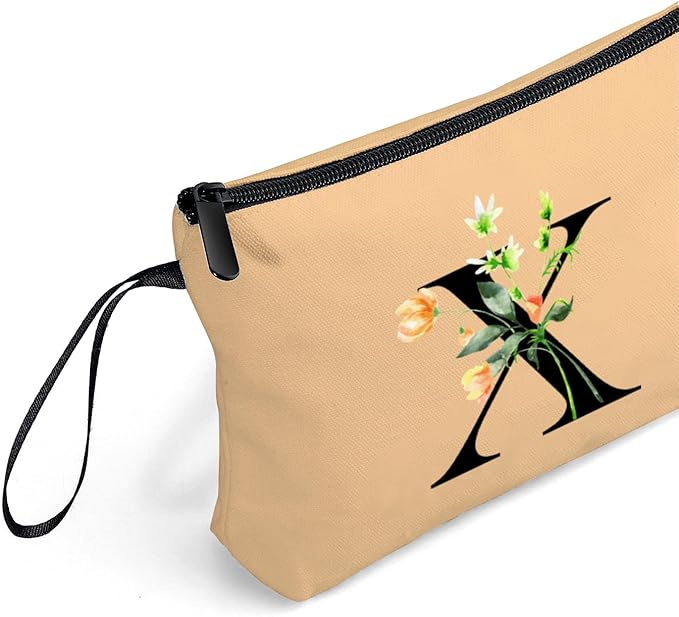 Happy Birthday Friendship Bridesmaid Team Gifts for Employees Women Mom Aunt Daughter Teenage Girl Personalized Make up Cosmetic Bag Travel with Mirror Mothers Day Christmas Graduation X