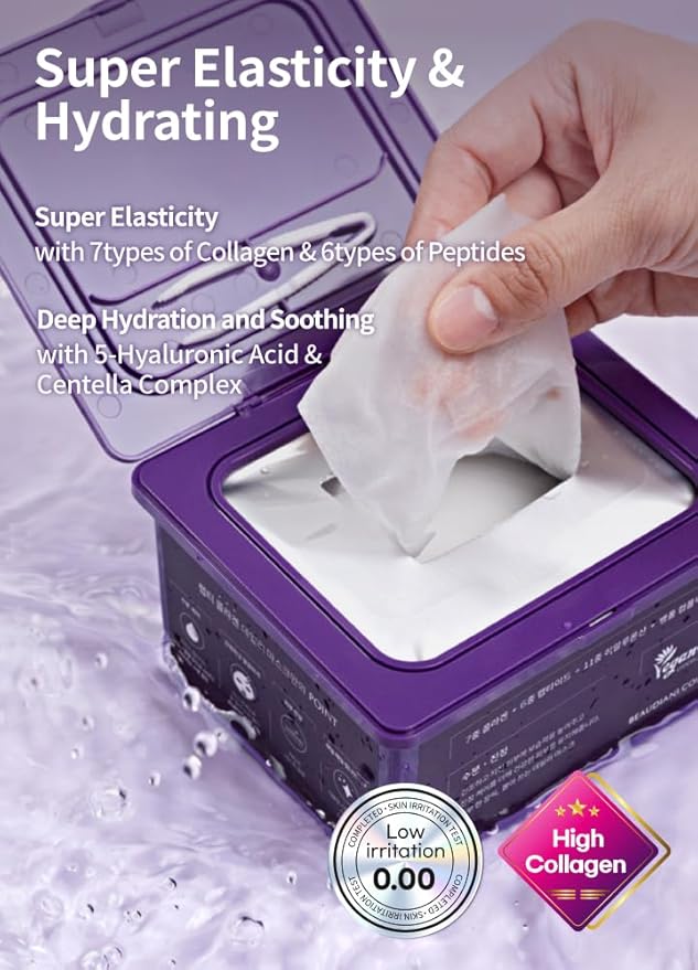 BEAUDIANI Korean Collagen Daily Anti Aging Face Mask Pack 31pcs