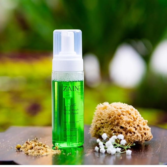 Natural Gentle Vegan Face Wash With Chamomile, Calendula. For All Types Of Skin. Safe for Sensitive Skin (Unscented, 5.07 oz) with (PH Level 4.5)