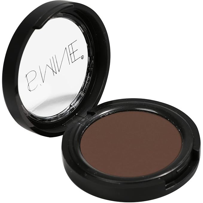 ISMINE Single Eyeshadow Powder Palette Matte Coffee, High Pigment, Longwear Single Brown Eye Makeup for Day & Night (#04)