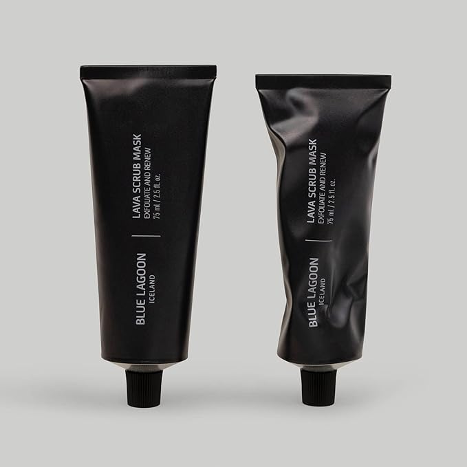 Blue Lagoon - Resurfacing Exfoliating Volcanic Lava Scrub Face Mask - Hydrating Face Mask - Moisturizing Face Mask - Face Scrub - Hydrating Mask - Bioactive Icelandic Skincare (2.5 oz | 75 ml)