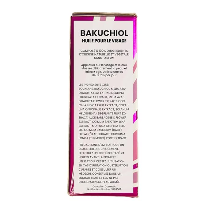 Handmade Heroes 2% Bakuchiol Oil Lifting and Firming Oil for Guasha Neck, and Décolleté, All Natural Retinol Alternative For Radiant and Line Smoothing 0.75oz