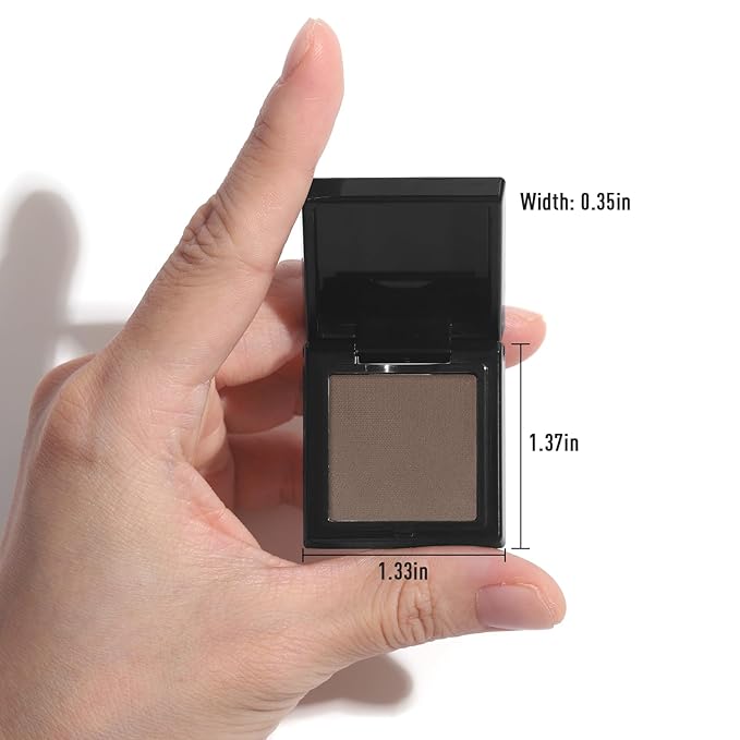 UCANBE Earthy Brown Single Matte Eyeshadow – Highly Pigmented, Long-Lasting Neutral Mini Eye Shadow Makeup Palette for Everyday Looks & Smokey Eyes
