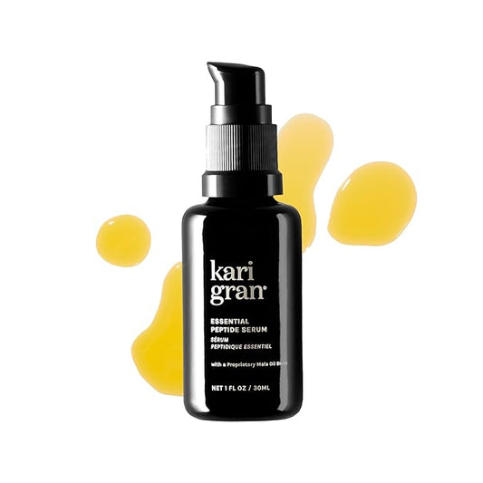 Kari Gran Essential Peptide Serum, Anti-Aging Serum With Matrixyl 3000 OS and 15 Plant Oils (30 ml)