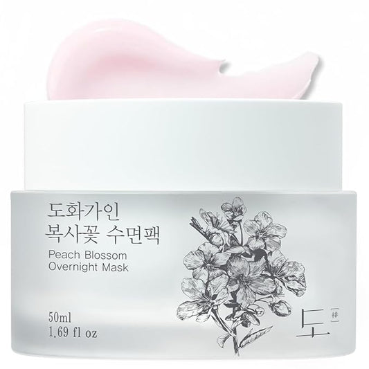 Gentle Peach Blossom Overnight Mask l Vitamin C, Rejuvenating, Hydrating l Product of Korea - 1.69 fl. Oz