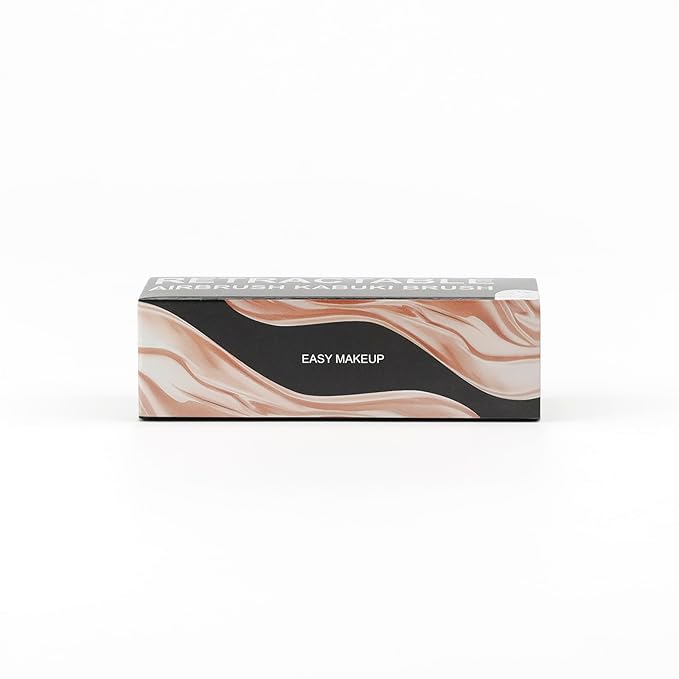 DUcare Retractable Airbrush Kabuki Brush for All Face Makeup & Foundation for Liquid, Cream and Powder Face Makeup With Aluminum Handle