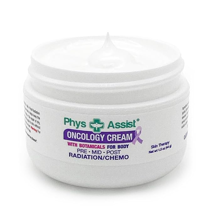 Oncology Cream 1.5 oz. Travel Size. Soothing, Calming and Hydrating to Stressed Skin Undergoing Chemo or Radiation. Made with Botanicals of Lavender, Calendula, Peppermint