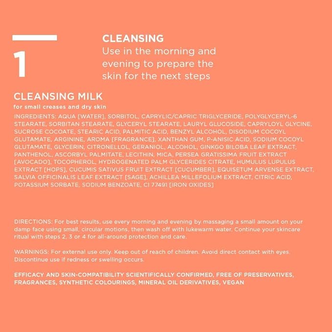 ANNEMARIE BÖRLIND - ROSE DEW Cleansing Milk - Avocado Cucumber and Rose Water Natural Vegan Face Wash - Moisturizes and Removes Makeup and Impurities - 5.07 Fl. Oz.